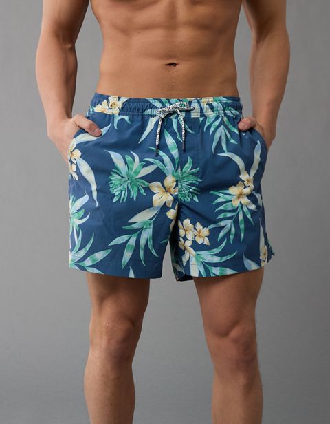 Мужские брюки American Eagle AE Floral Flex 5" Swim Trunk