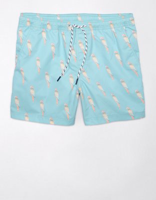 AE Printed Flex 5" Swim Trunk