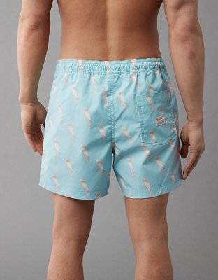 AE Printed Flex 5" Swim Trunk