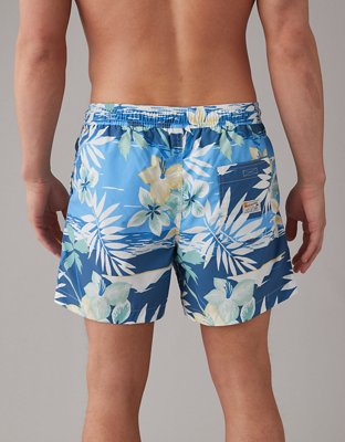 AE Printed Flex 5" Swim Trunk