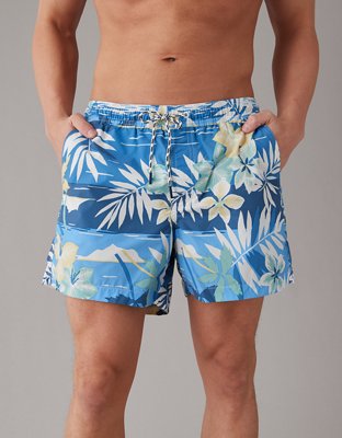 AE Printed Flex 5" Swim Trunk