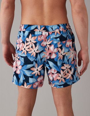 AE 5" Printed Flex Swim Trunk