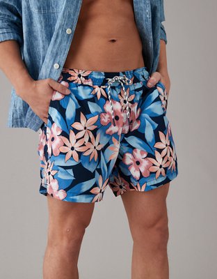 AE Printed Flex 5" Swim Trunk