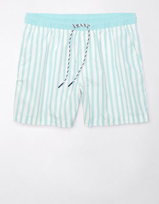 Мужские брюки American Eagle AE Striped Flex 5" Swim Trunk — фото 3