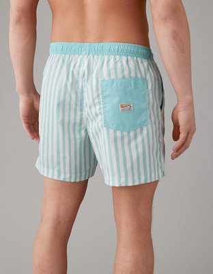 Мужские брюки American Eagle AE Striped Flex 5" Swim Trunk — фото 2