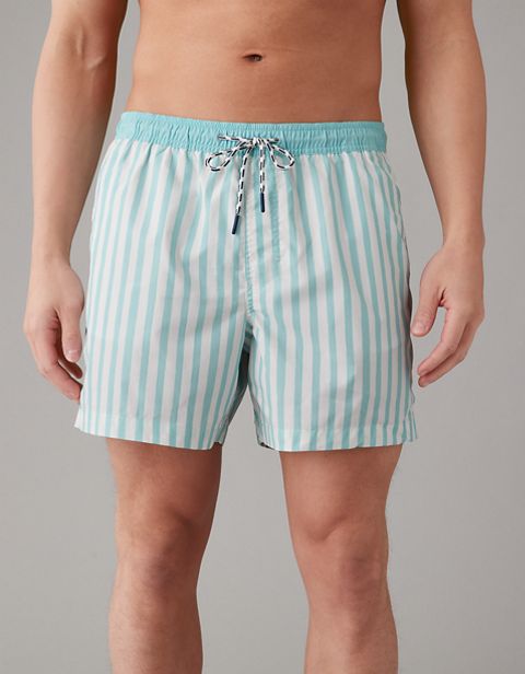 Мужские брюки American Eagle AE Striped Flex 5" Swim Trunk