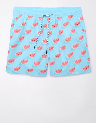 AE 5" Watermelon Flex Swim Trunk
