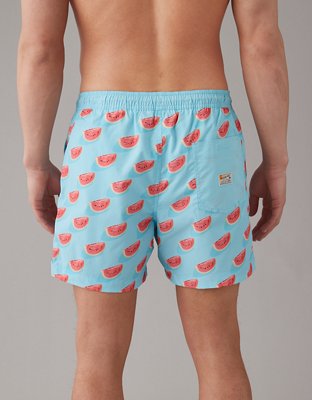 AE 5" Watermelon Flex Swim Trunk