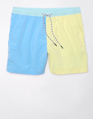 AE 5" Colorblock Flex Swim Trunk