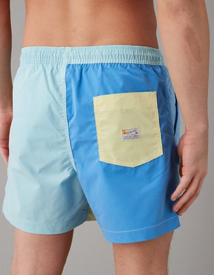 AE 5" Colorblock Flex Swim Trunk
