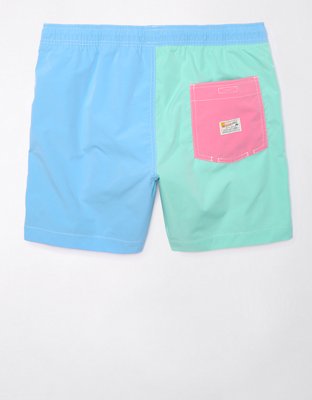 AE 5" Colorblock Flex Swim Trunk