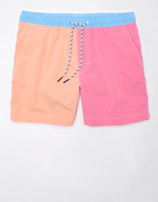 AE 5" Colorblock Flex Swim Trunk