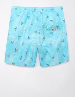 Мужские брюки American Eagle AE Toucans Flex 7" Swim Trunk — фото 4