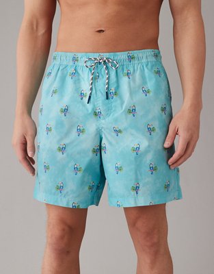 Мужские брюки American Eagle AE Toucans Flex 7" Swim Trunk — фото 5