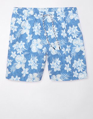AE 7" Floral Flex Swim Trunk