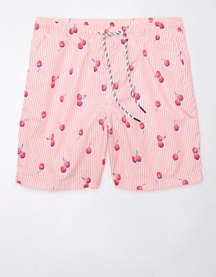 AE 7" Cherries Flex Swim Trunk