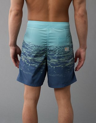 Мужские брюки American Eagle AE Ombre Flex 8" Classic Board Short — фото 2