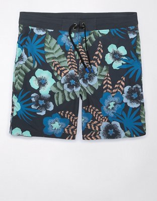 Floral hot sale surfer shorts