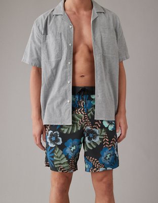 Мужские брюки American Eagle AE Tropical Flex 8" Classic Board Short — фото 5