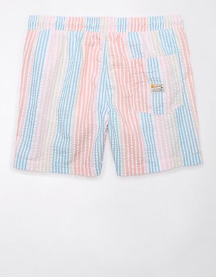 AE 5" Striped Swim Trunk