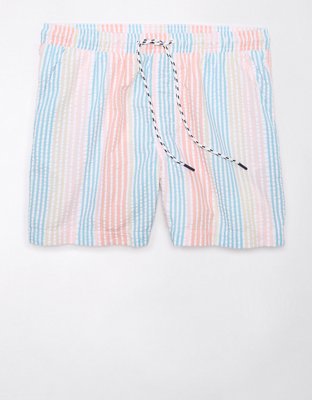AE 5" Striped Swim Trunk