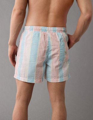 AE 5" Striped Swim Trunk