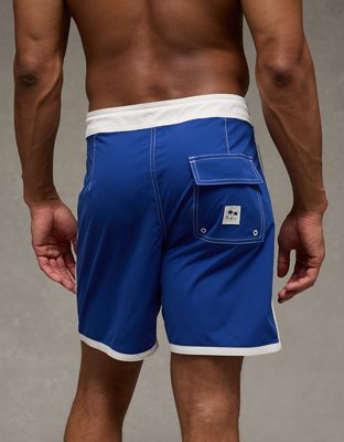 Пляжные шорты AE Classic для мужчин — American Eagle, цвет: Синий — фото 3