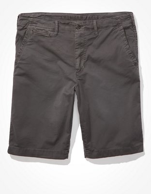 AE Flex 12 Longer Length Lived-In Khaki Short