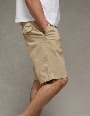 AE 10" Flex Loose Lived-In Khaki Short