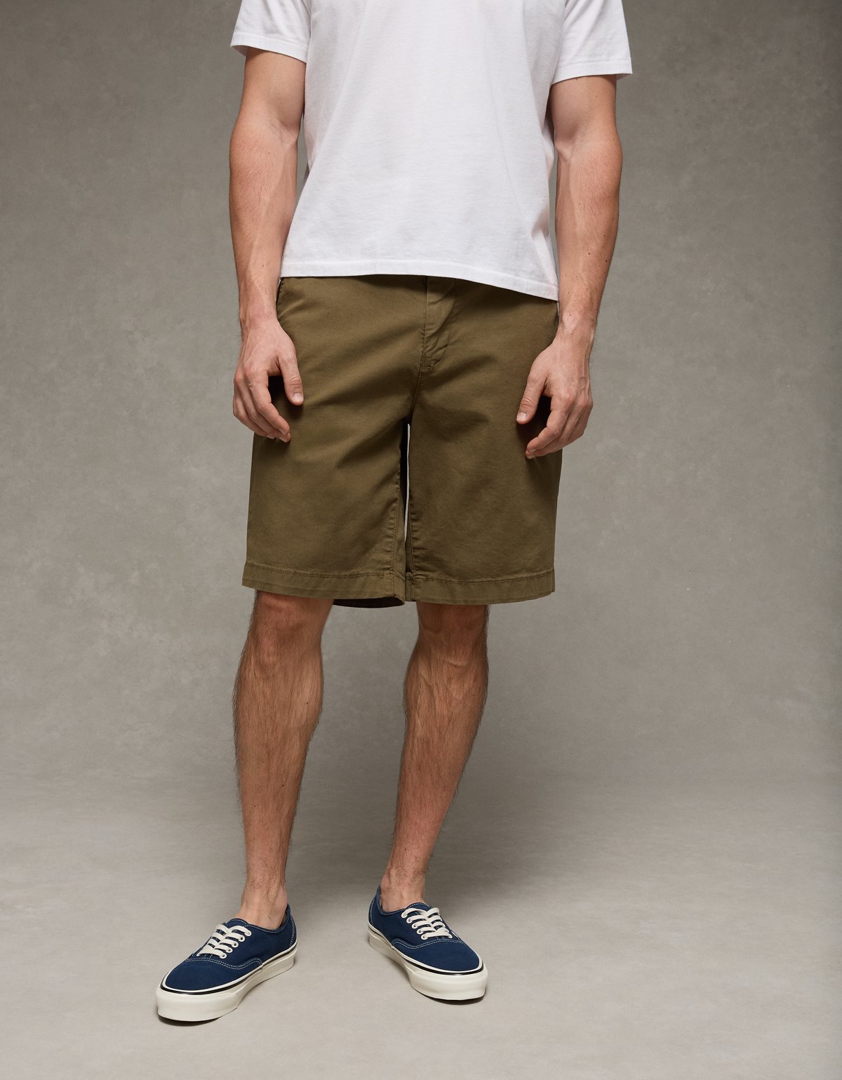 AE 10" Flex Loose Lived-In Khaki Short - image 2
