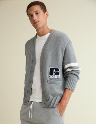 AE x Russell Athletic Varsity Cardigan Sweater | American Eagle