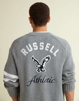 AE x Russell Athletic Varsity Cardigan Sweater | American Eagle