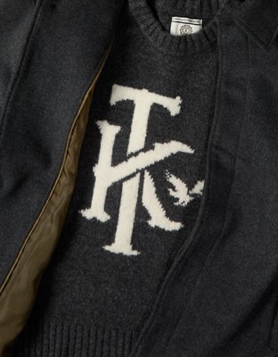 AE x Tru Kolors Wool-Cashmere Crew Neck Sweater