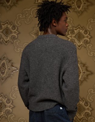 AE x Tru Kolors Wool-Cashmere Crew Neck Sweater