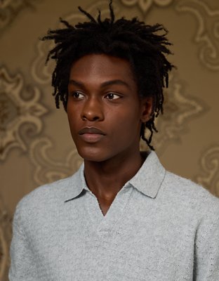 AE x Tru Kolors Long Sleeve Sweater Polo