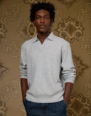 AE x Tru Kolors Long Sleeve Sweater Polo