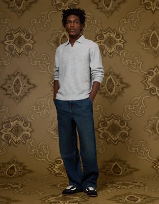 AE x Tru Kolors Long Sleeve Sweater Polo