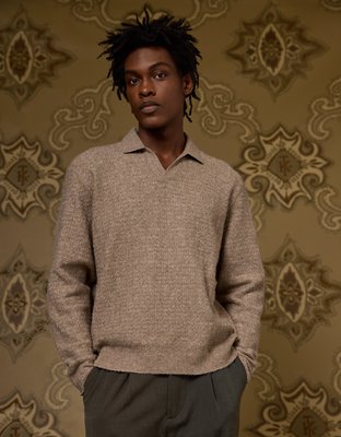 AE x Tru Kolors Long Sleeve Sweater Polo