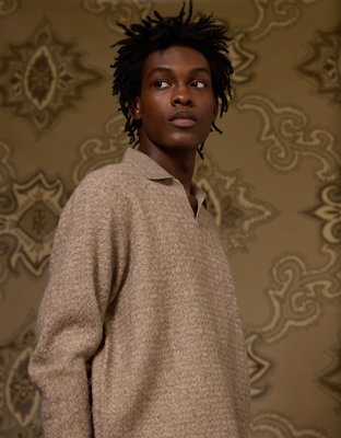 AE x Tru Kolors Long Sleeve Sweater Polo