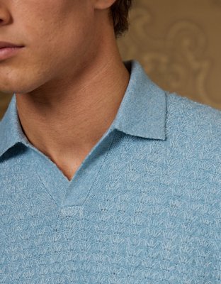 Polo en tricot à manches longues AE x Tru Kolors