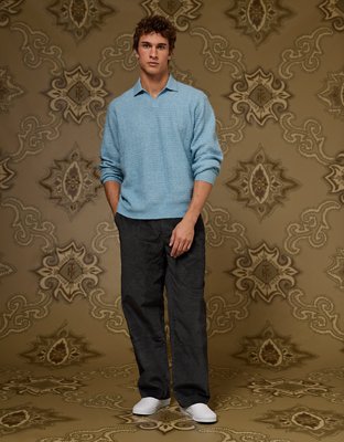 AE x Tru Kolors Long Sleeve Sweater Polo