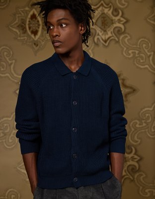 Cardigan en coton boutonné à l’avant AE x Tru Kolors