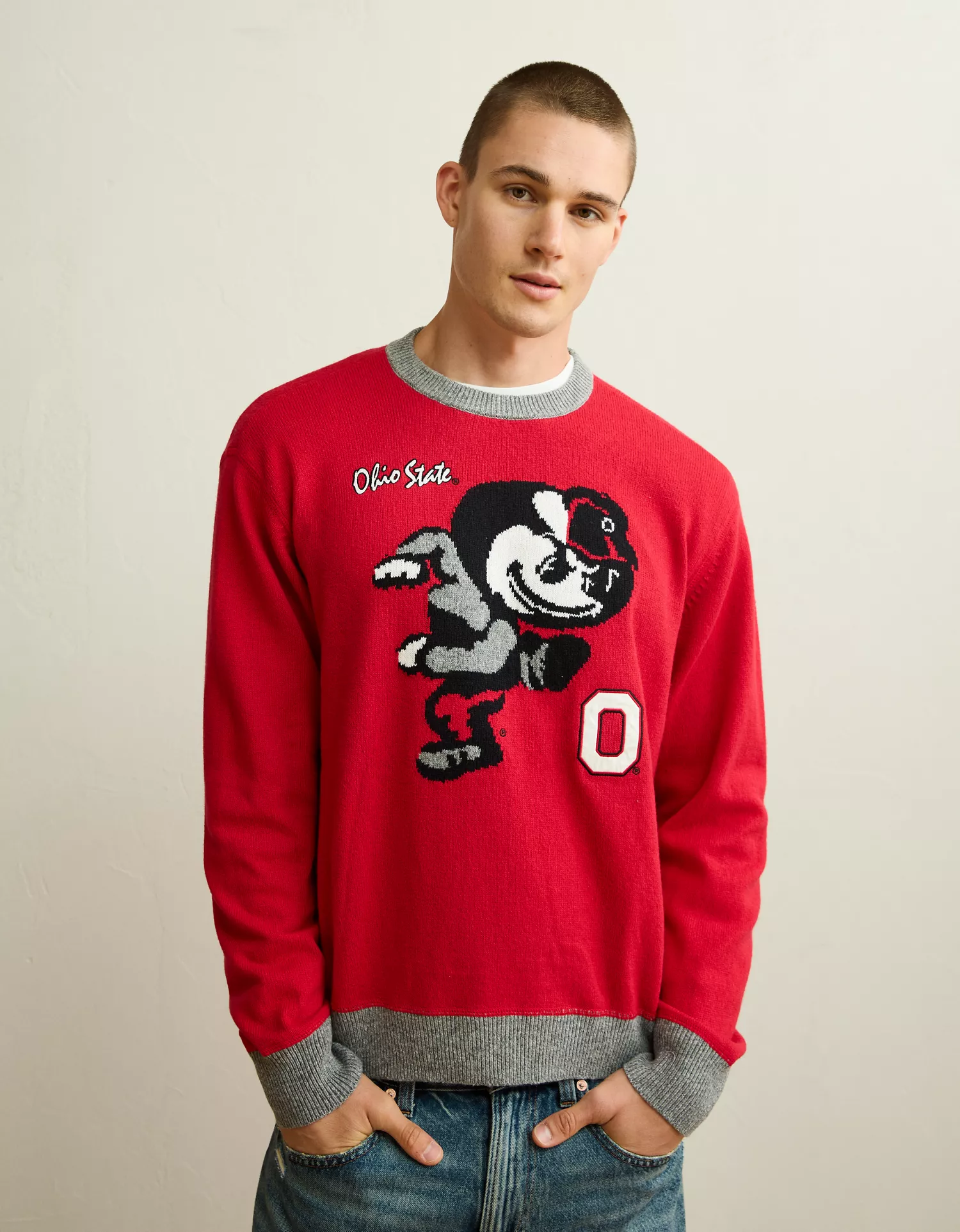 AE Ohio State Buckeyes Graphic Sweater - thumbnail 7