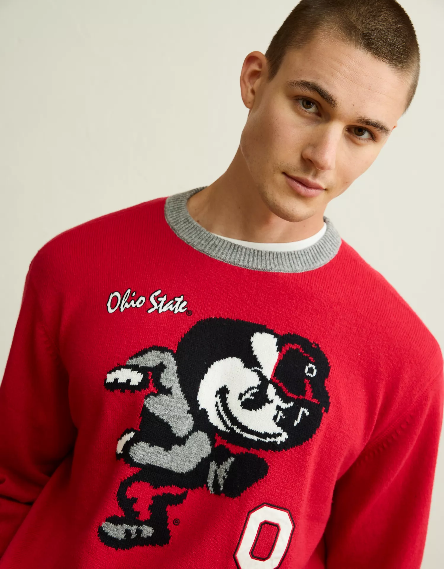AE Ohio State Buckeyes Graphic Sweater