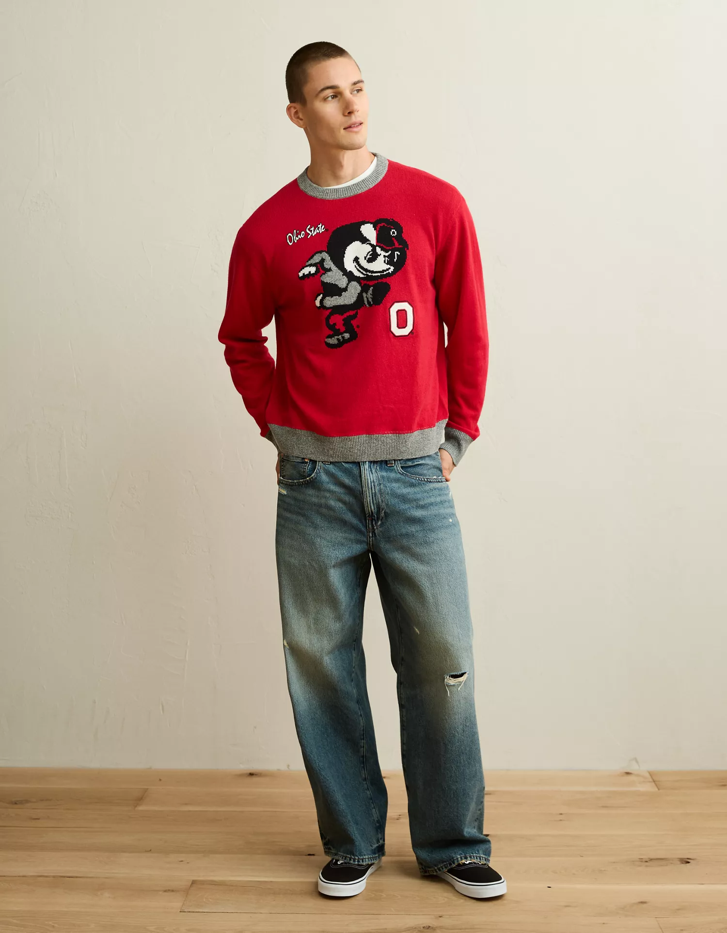 AE Ohio State Buckeyes Graphic Sweater - thumbnail 5