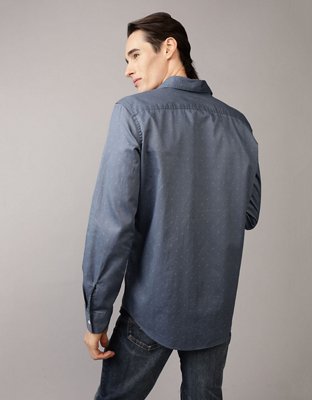 AE Everyday Camisa Slim Fit de Diseño Escocés con Botones