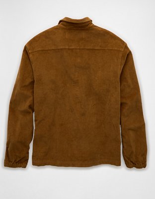 Мужские рубашки American Eagle Timberland x AE Corduroy Popover Shirt — фото 5