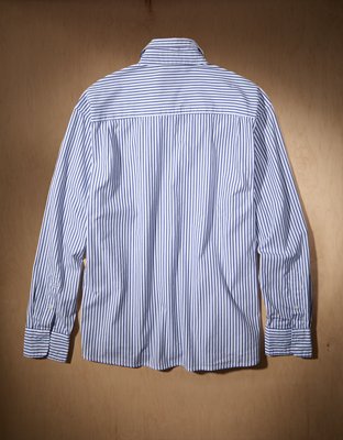 AE x Tru Kolors Poplin Striped Shirt