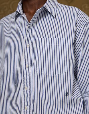 AE x Tru Kolors Poplin Striped Shirt