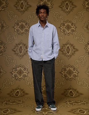 AE x Tru Kolors Poplin Striped Shirt